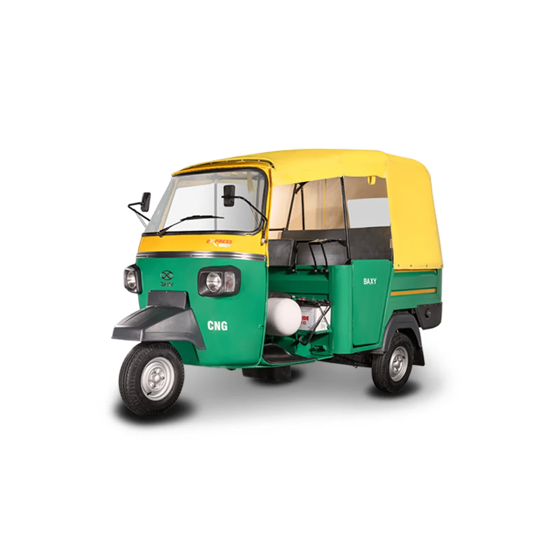Baxy 396cc BS VI CNG Three-Wheelers Range Launched With 32KmKg mileage (1)