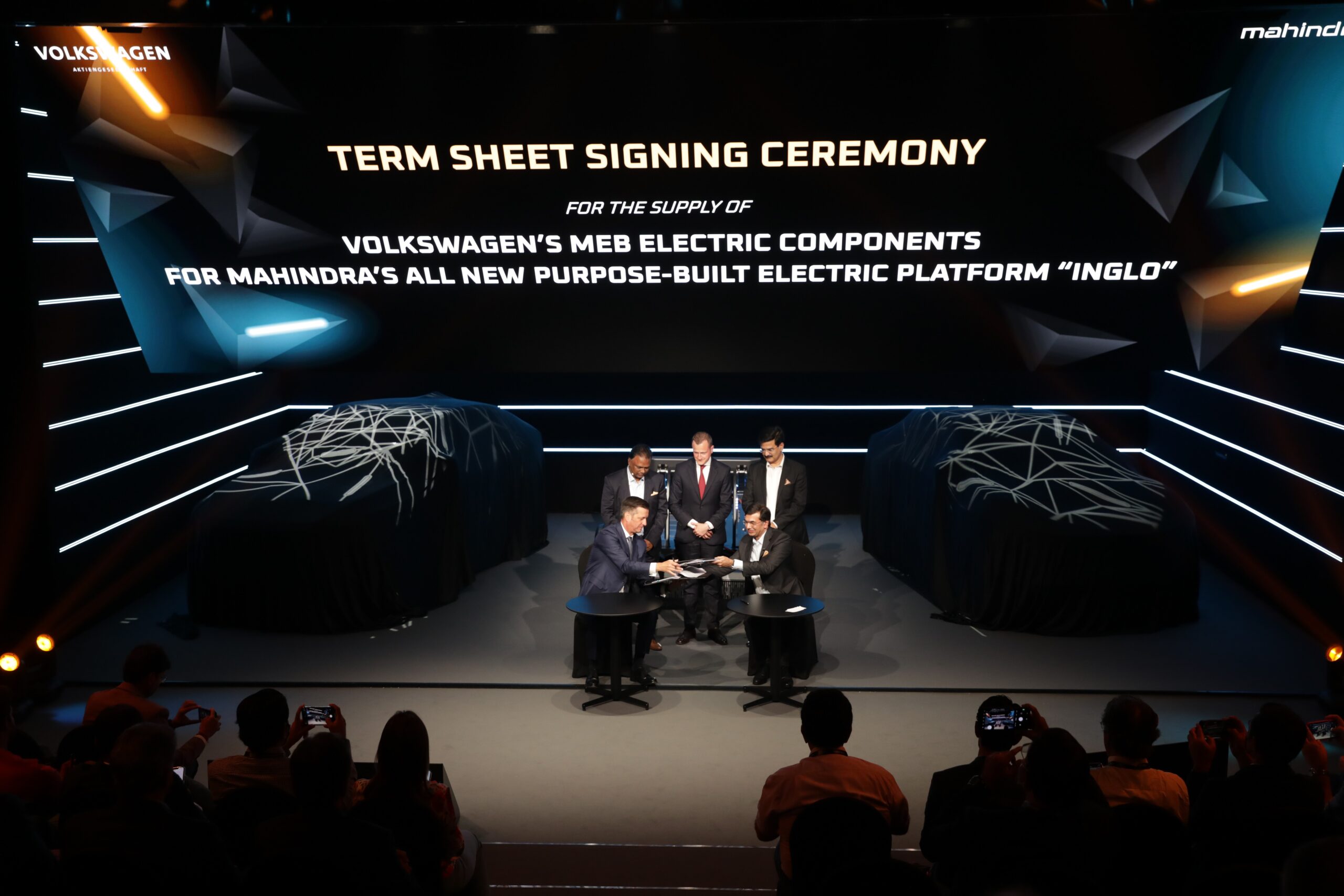 Mahindra and Volkswagen Sign Term Sheet For Sharing EV Components!