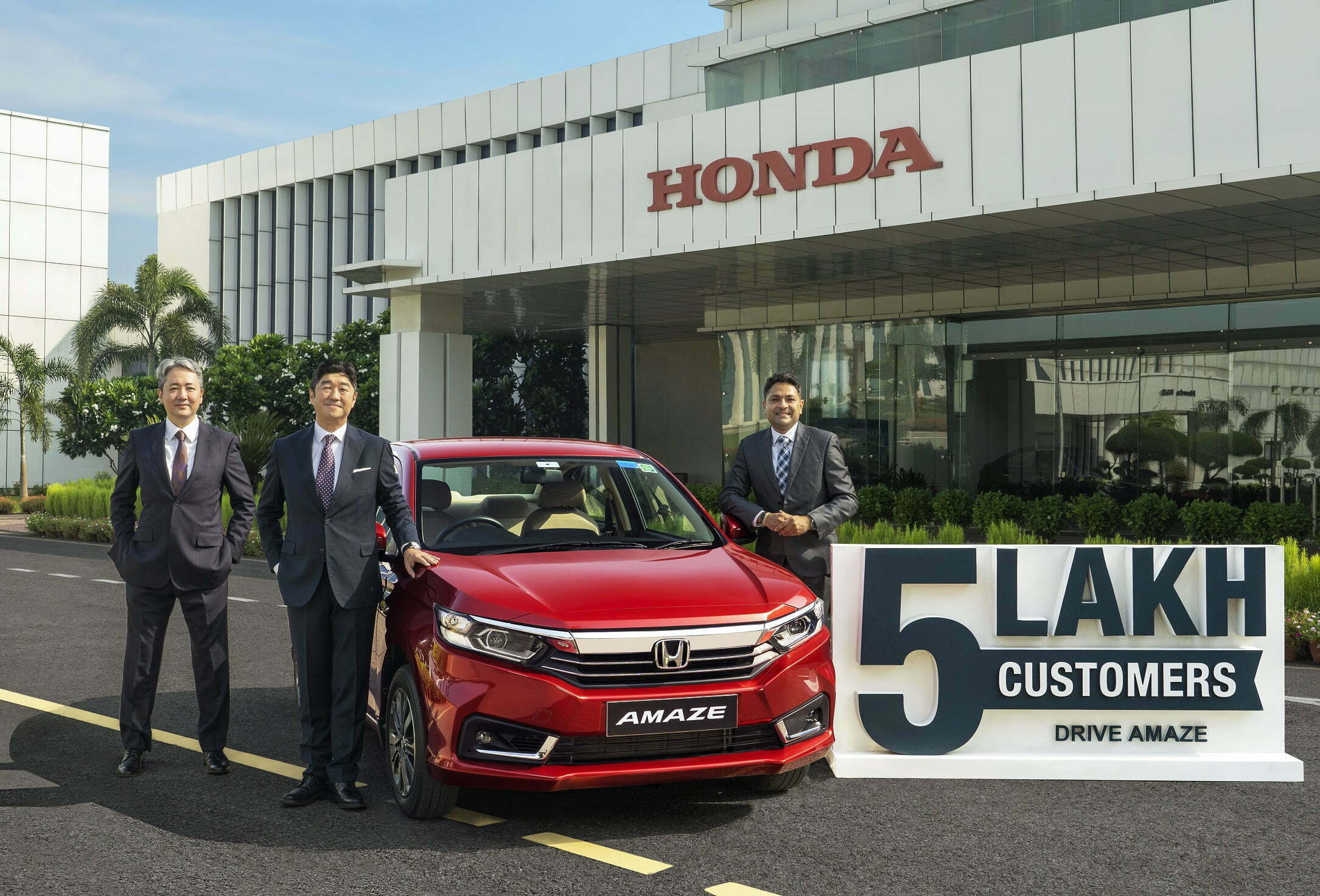 Honda Amaze Sales Reach 5 Lakh Units - Best Compact Sedan In Its Class