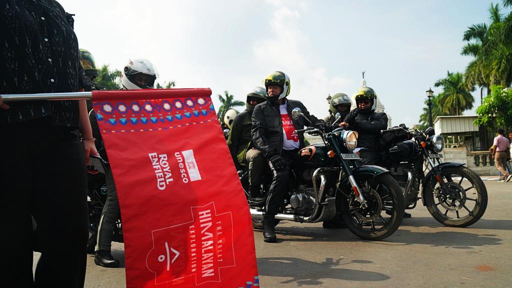 UNESCO And Royal Enfield Flag Off For Promotion Of ICHI