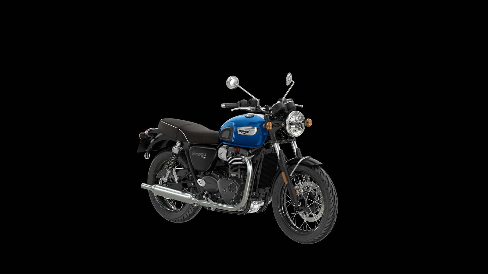 Bonneville T100-2023-Triumph-india-chrome-