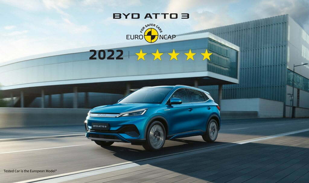 Launched Yesterday, Rated Today! BYD Atto 3 Scores 5 Star Euro NCAP Rating (2)