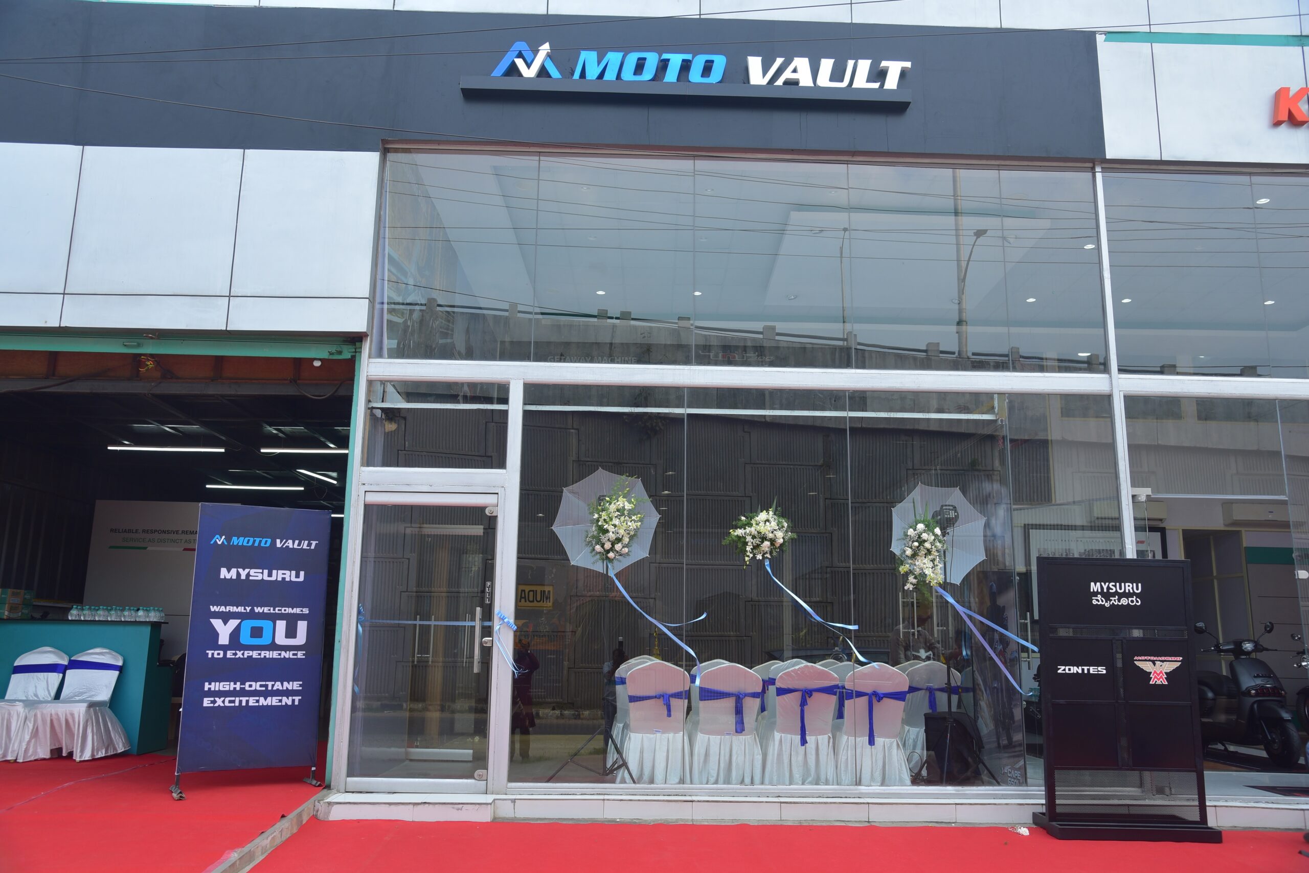 Mysuru Moto Vault Dealerships Inaugurated For Zontes and Moto Morini