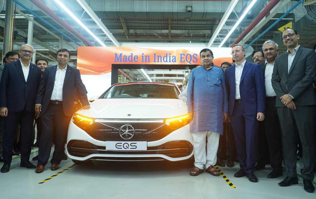 2022 Mercedes EQS 580 4MATIC Assembled In India - Priced At Rs 1.55 Crore