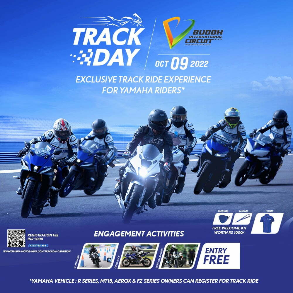 Yamaha Motor India Organising Track Day Event For Customers - Know Date
