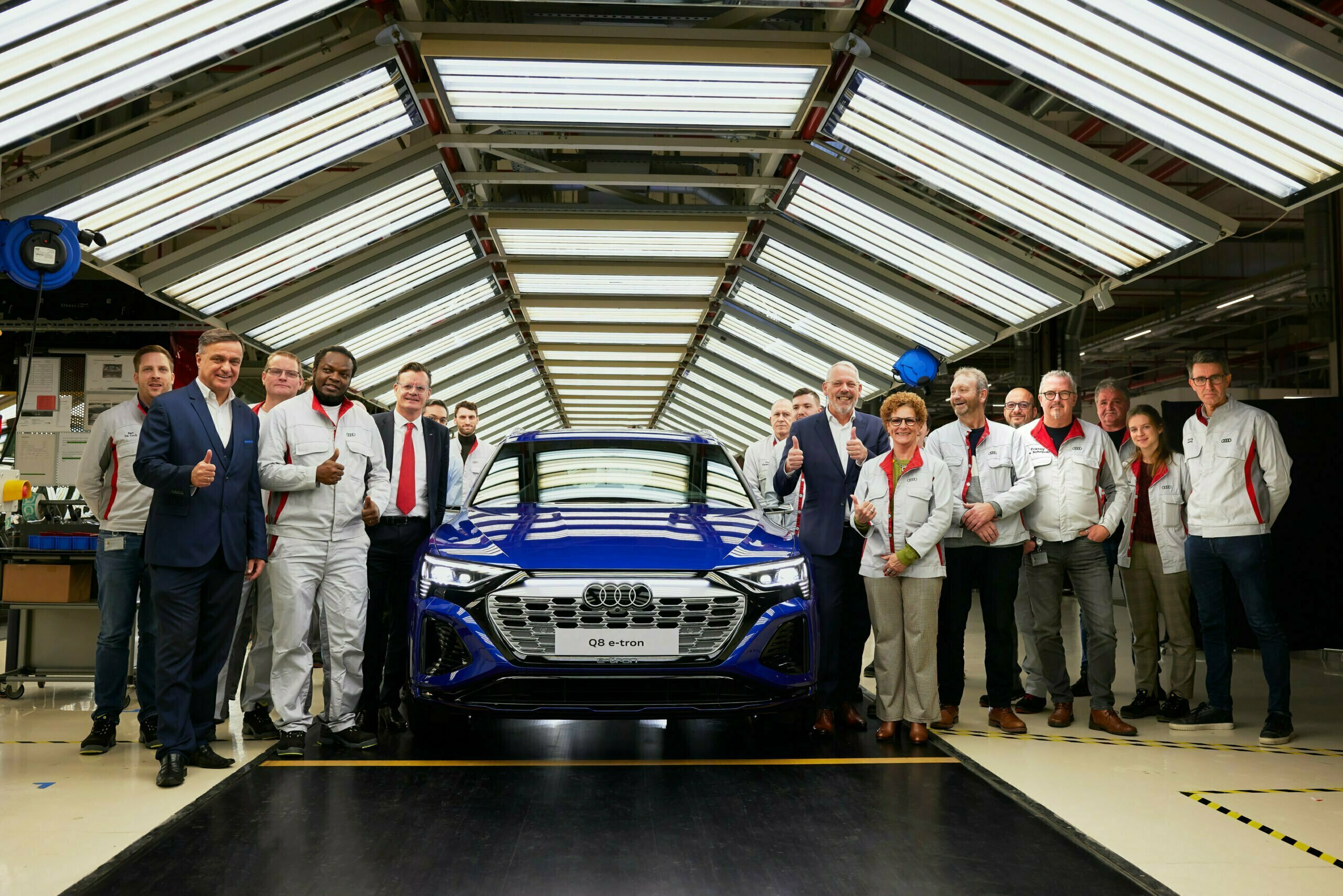 Audi Q8 e-tron Production Begins In Brussels - Coming To India