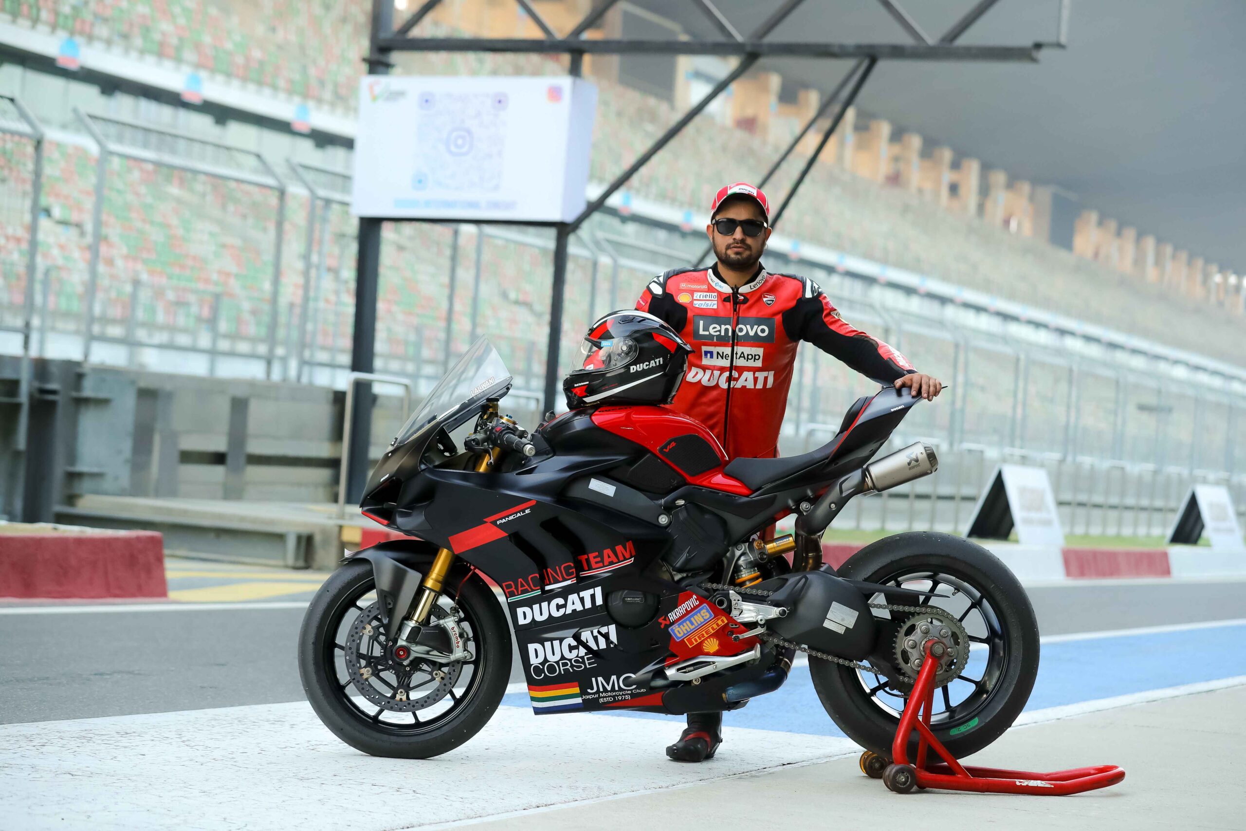 Ducati India Rider and Official DRE Instructor Sets Record AT BIC