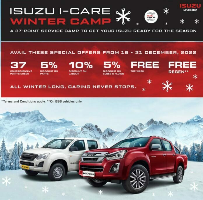 Get Your Isuzu Winter Ready! - Service Camp Ready To Serve!