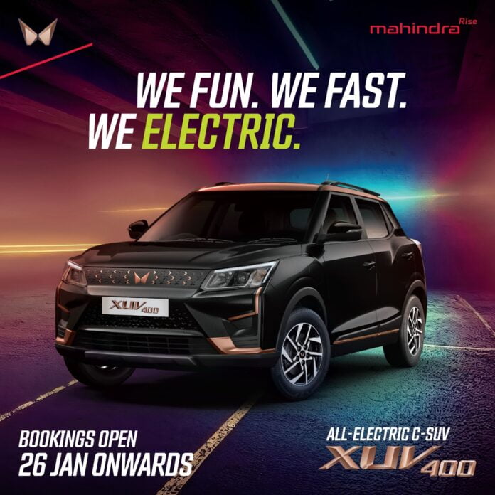 Electric Mahindra XUV 400 Launched At Rs 15.99 lakhs