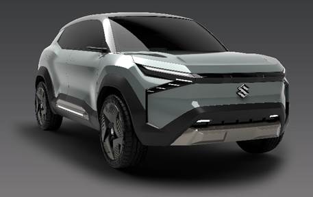 Maruti EVX Concept Electric SUV Showcased At Auto Expo 2023 (2)