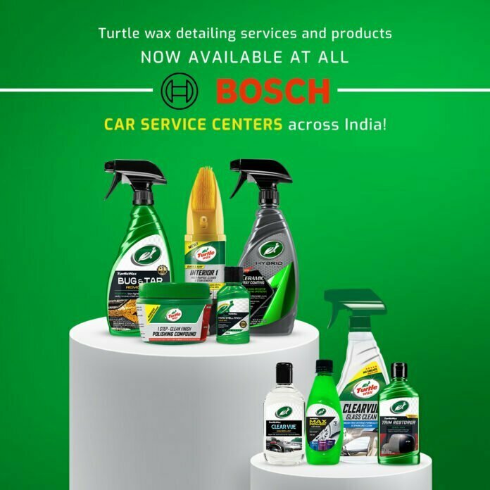 Turtle Wax Partners With Bosch Workshops In India