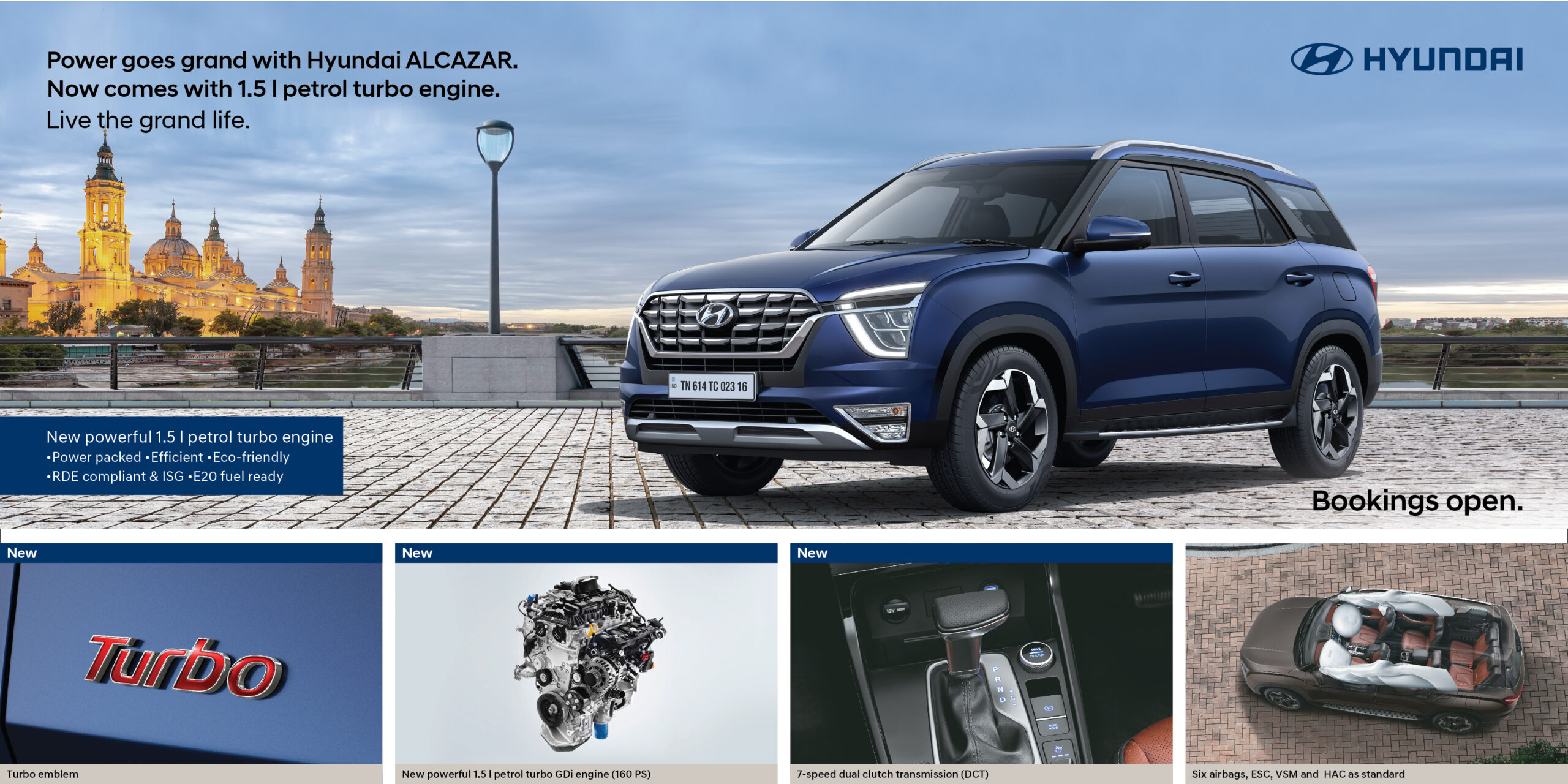 2023 Hyundai Alcazar Turbo Petrol Engine Launch Soon
