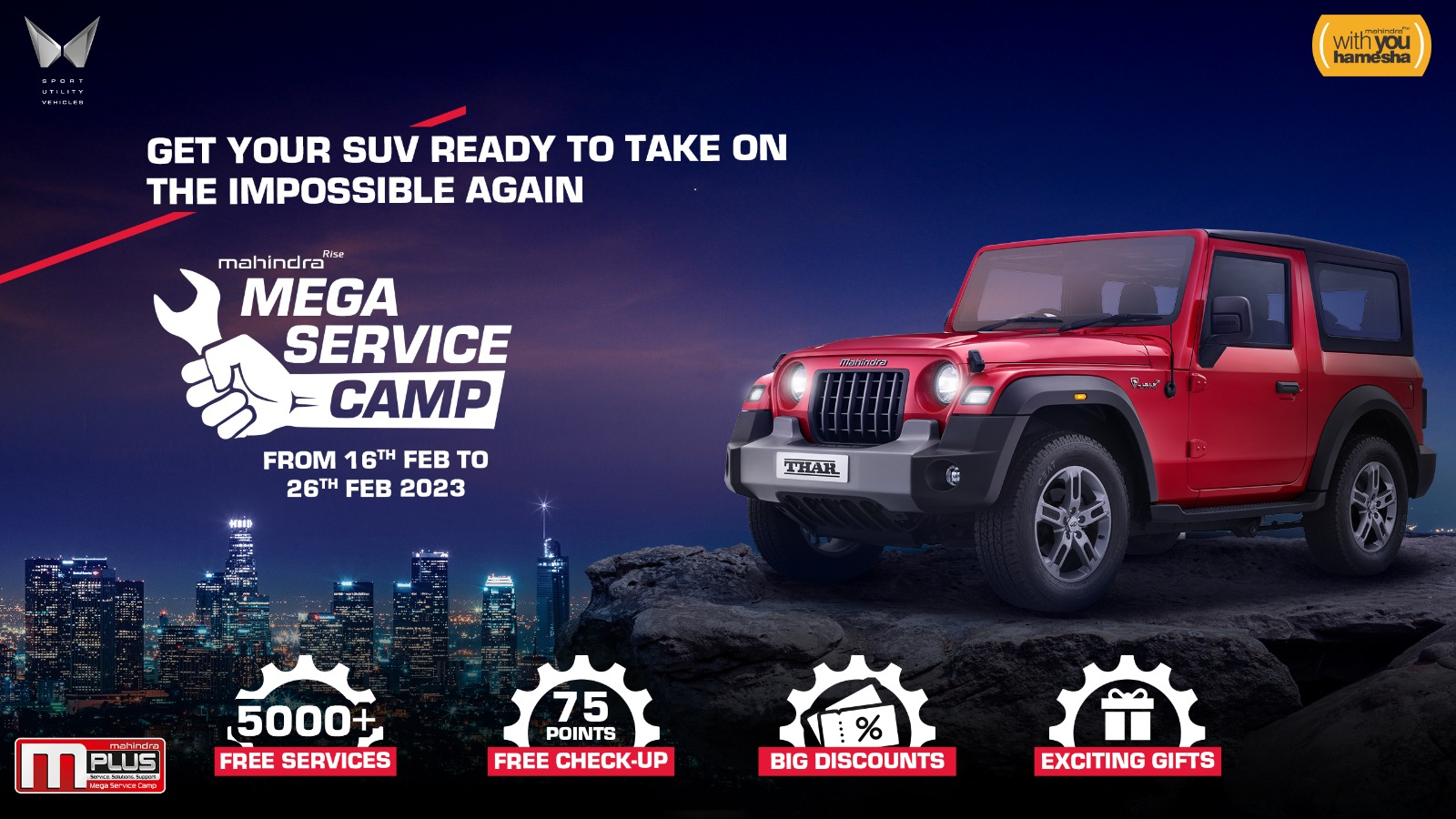 Mahindra announces nation-wide Mega Service Camp for its SUV range - 1