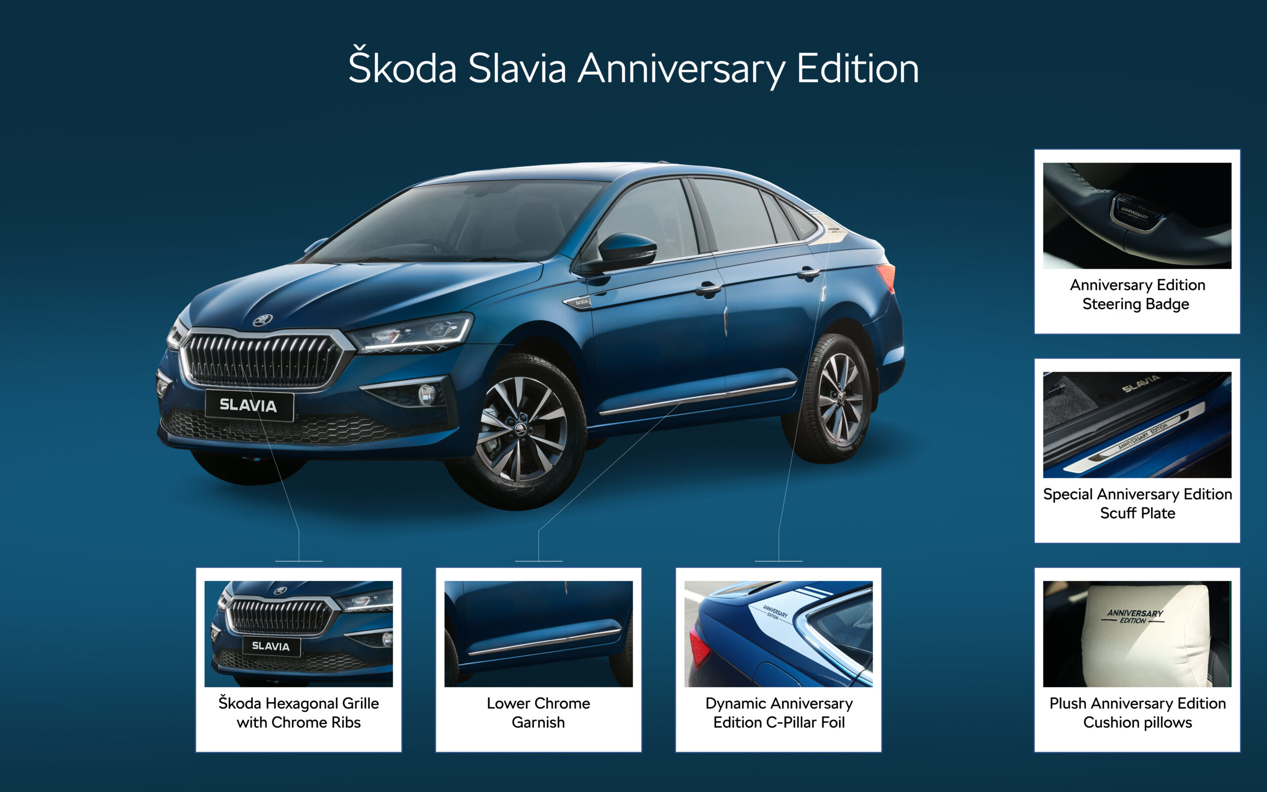 Skoda India Launches Slavia and Kushaq Anniversary Edition With Lava Blue Color (1)