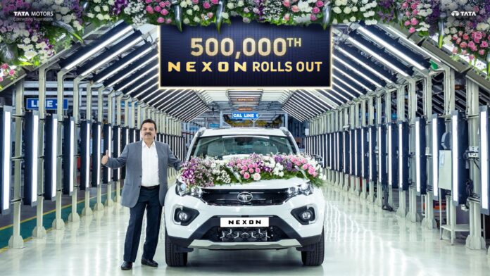 Tata Nexon Hits The 5 Lakh Production Milestone