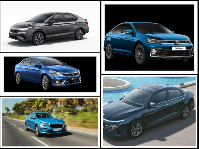 2023 Hyundai Verna Vs City Vs Slavia Vs Virtus Vs Ciaz - Spec Comparison