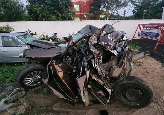 The Most Unbelievable Maruti Crash Aftermath Till Date - Crumbled Ciaz
