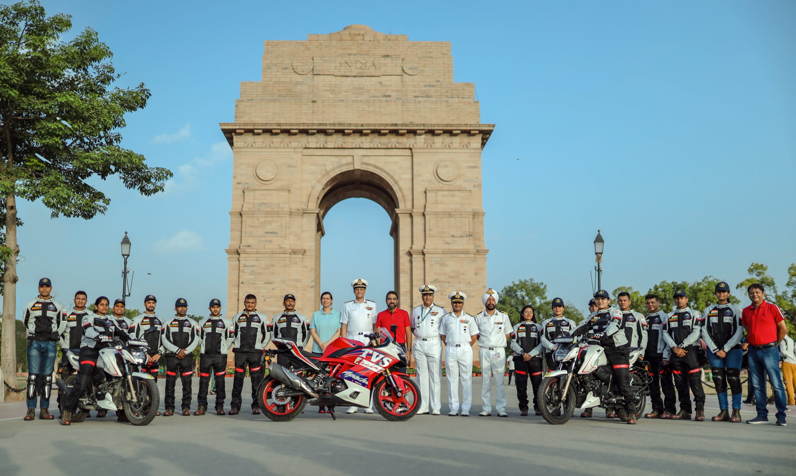 TVS Partners With Indian Navy For Expedition In Ladakh