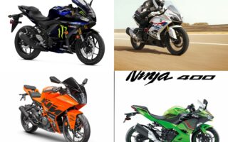 Yamaha R3 vs KTM RC 390 Vs BMW G3100RR Vs Ninja 400 - Spec Comparison