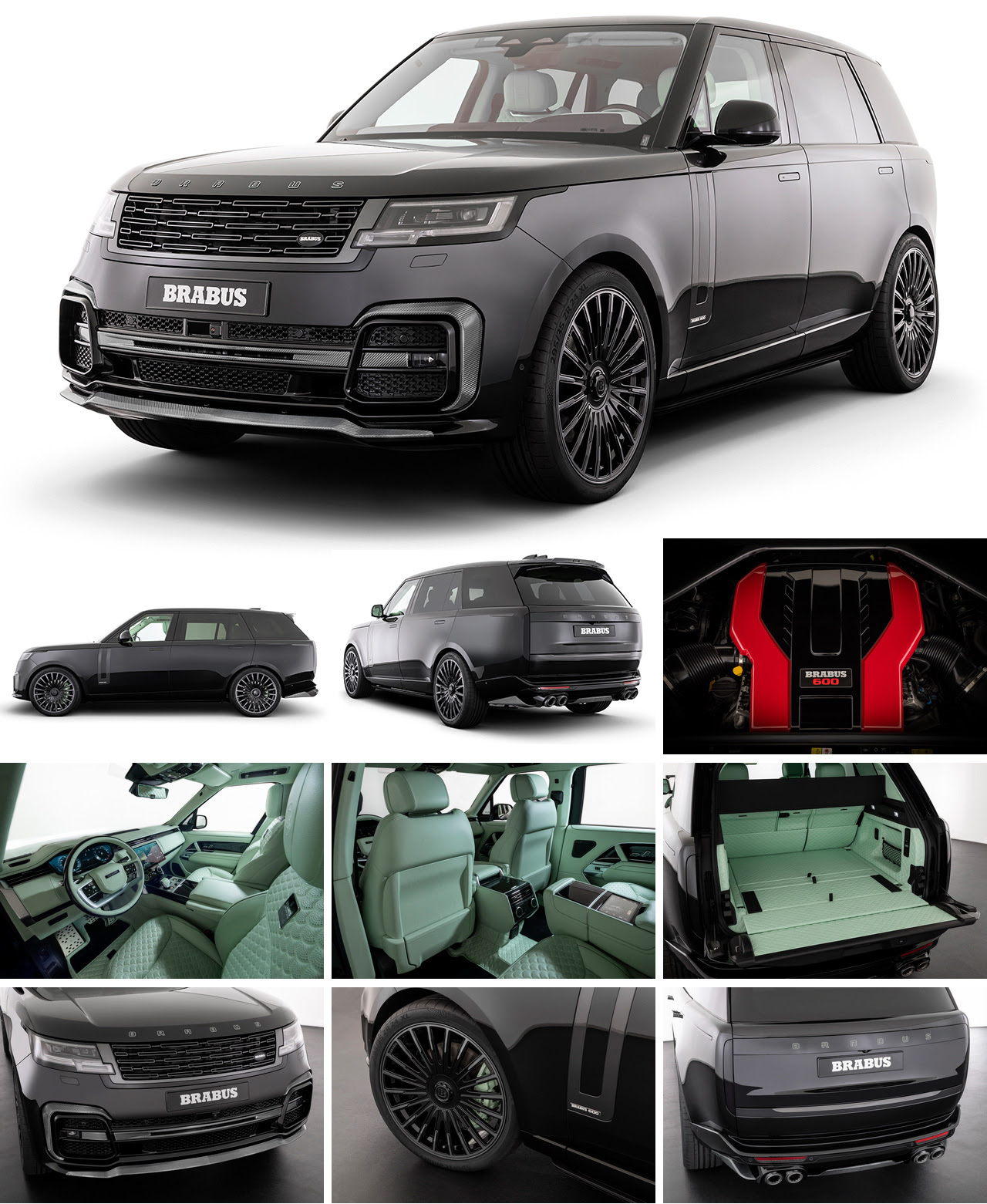 First Ever BRABUS Range Rover Is Here And Its Stealthy And Bonkus 