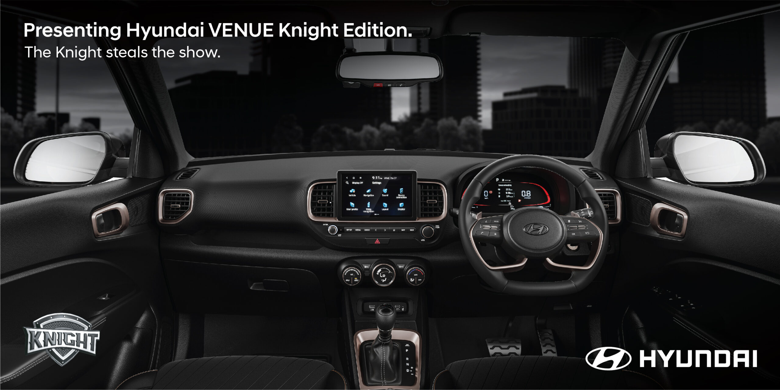 Hyundai Venue Knight Edition Launched With Petrol Engine Only (2)