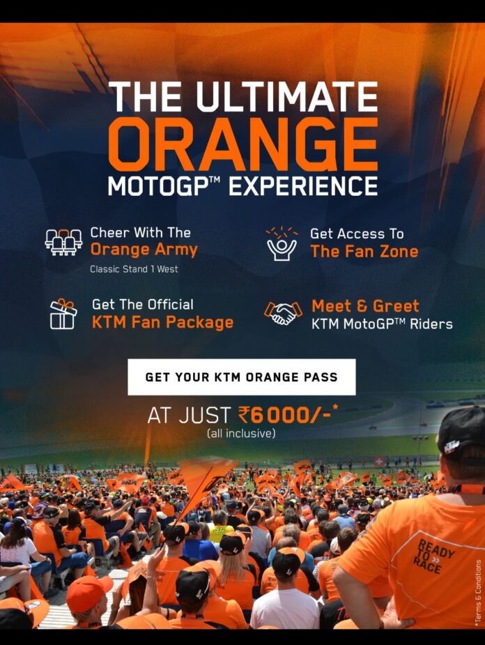KTM Launches The Ultimate Orange Moto GP Experience
