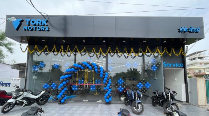 The newly inaugurated TORK Motors Experience Zone at Shasri Nagar, Dadab...