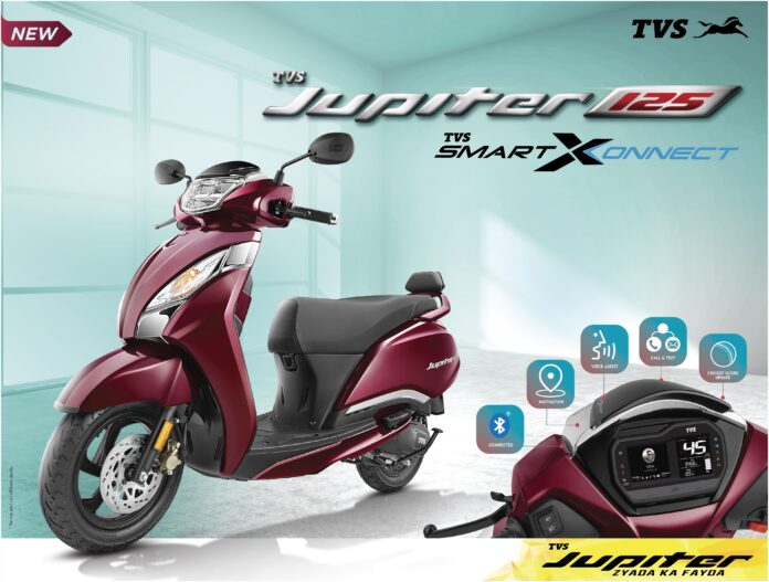 TVS Jupiter125_Wine Colour