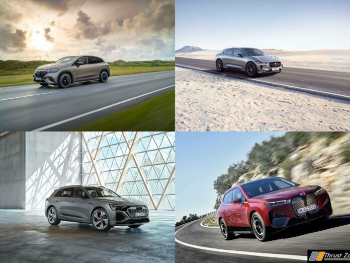 Mercedes EQE Vs Audi Q8 e-tron Vs Jaguar I-Pace Vs BMW iX - Specification Comparison