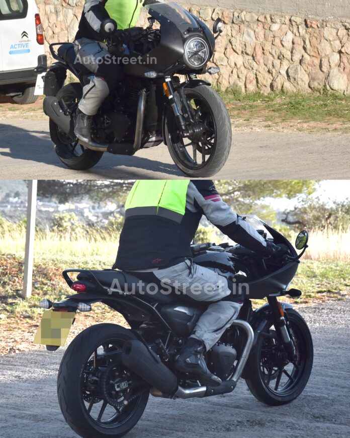 Triumph Thruxton 400 Cafe Racer Spied - Launch In Mid 2024 (2)