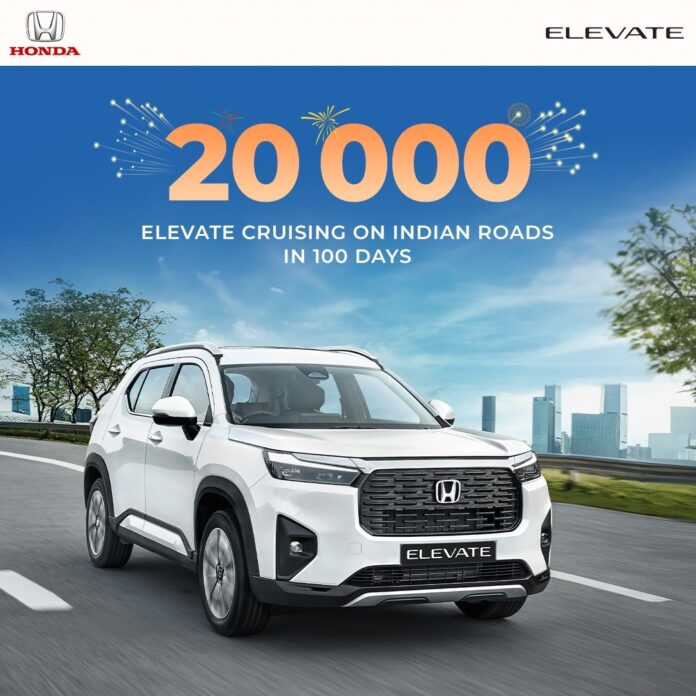 Honda Car India Delivers Twenty Thousand Elevate SUV's Nationwide