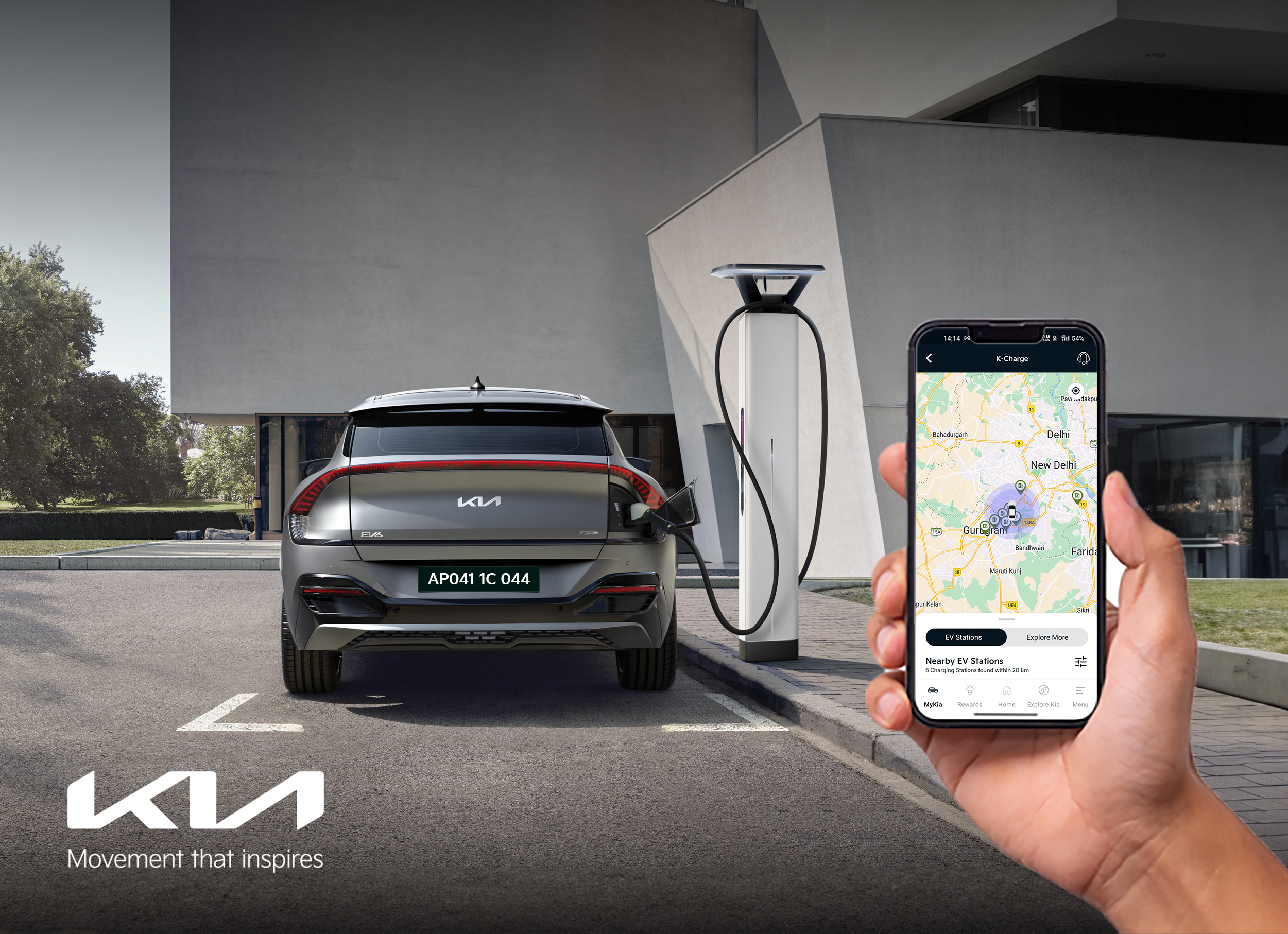 Kia K-Charge App Shows All EV Charger Around Except One!