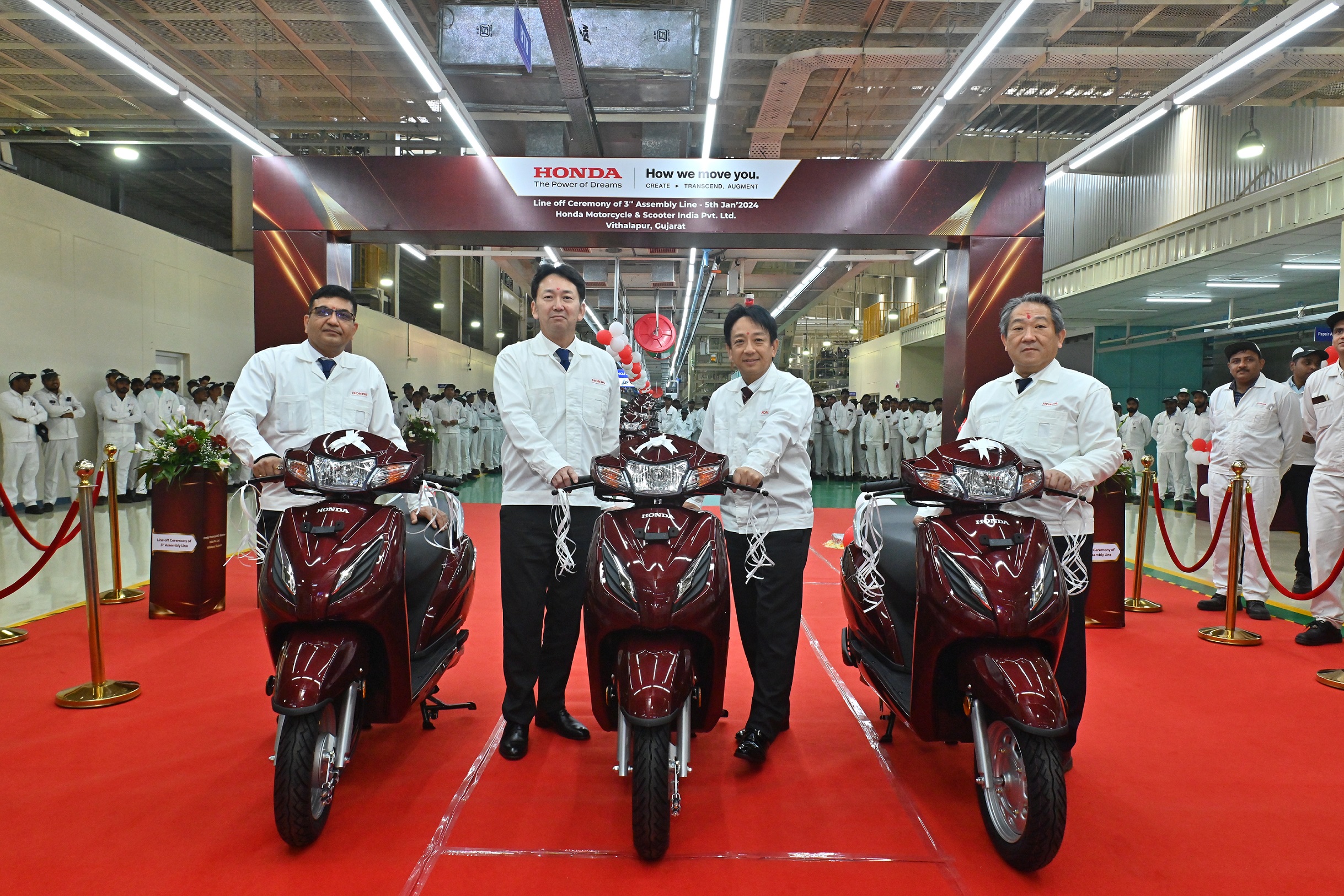 Honda Motorcycle & Scooter India Inaugurates 3rd Assembly Line