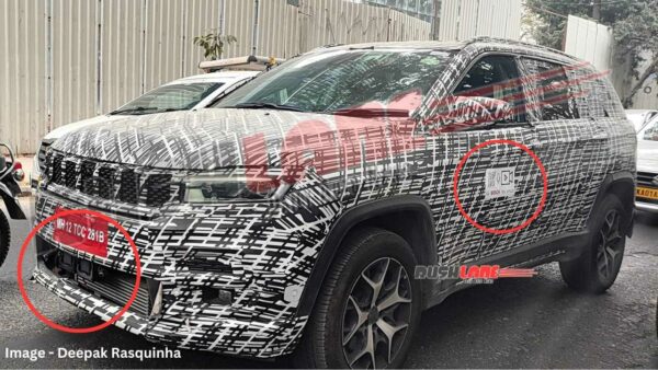 Jeep Meridian ADAS Variant Spied Testing - Compass To Follow!