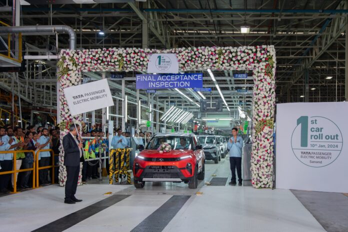 Tata Passenger Electric Mobility Starts Production From Sanand Plant