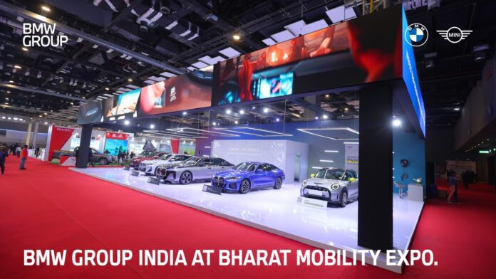 BMW Group India At Bharat Mobility GE 2024 Showcases Segment Leading EV's!