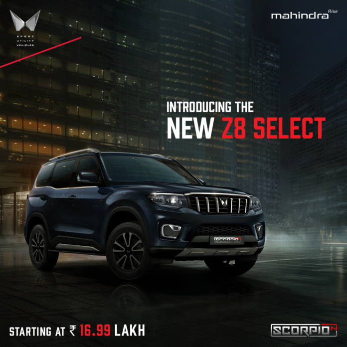Mahindra ScorpioN Z8 Select Variant Launched With Less Features