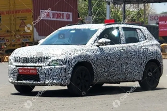 Skoda Compact SUV Spied Testing - Clear Pictures (4)