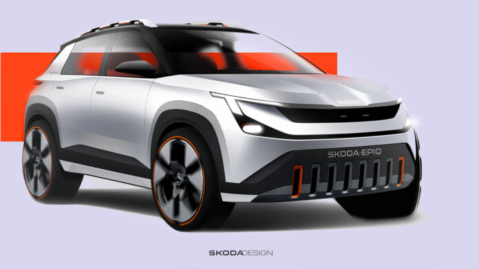 Škoda Epiq Electric Compact SUV Revealed - India Bound!! (3)