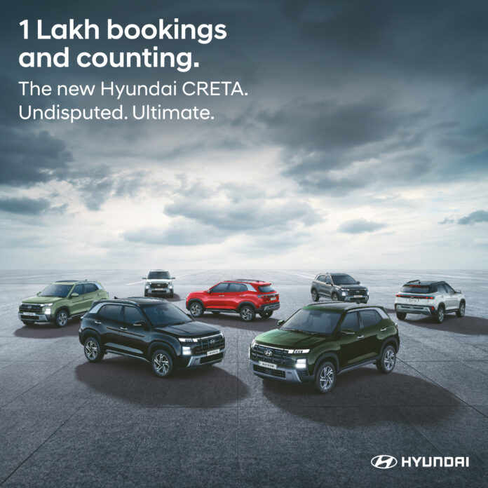 2024 Hyundai Creta Bookings Reach 1 Lakh Units
