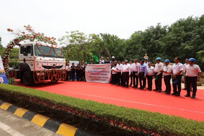 9 Lakh Tata Commerical Vehicle Roll Out From Lucknow Plant