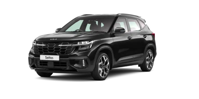 Bold in Black Kia Seltos X-Line Gets Badass 'Black' Colour
