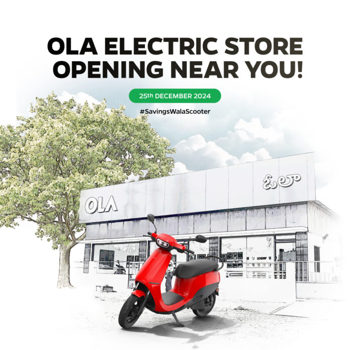 4000 Ola Electric stores