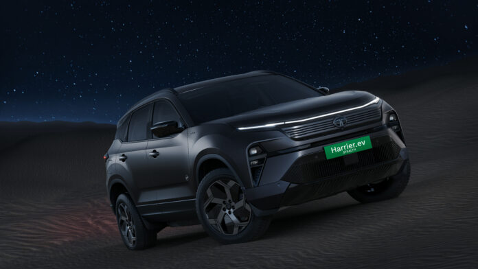 Tata Harrier.ev Stealth QWD Revealed