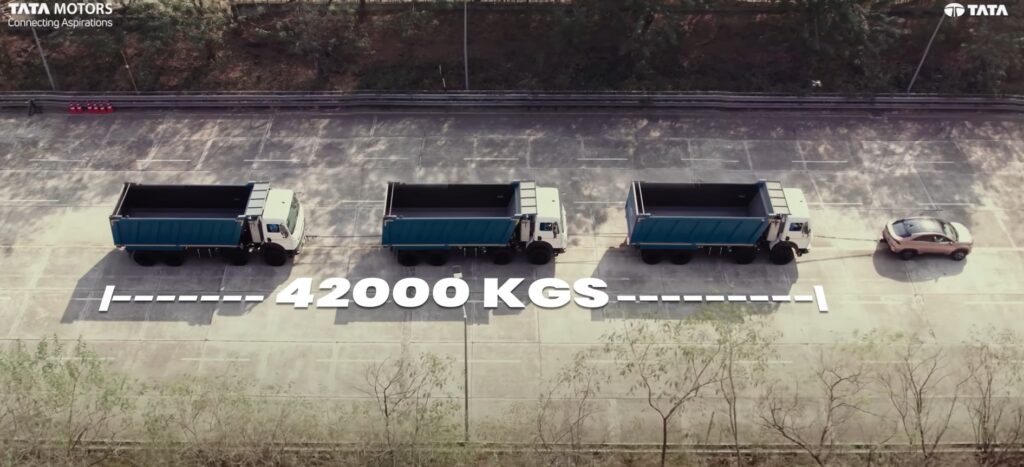 Tata Curvv Towes 42,000 KG With New Hyperoin Engine
