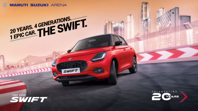 Media Release_4 Generations of Driving Exhilaration Maruti Suzuki Swift Celebrates 20th Anniversary
