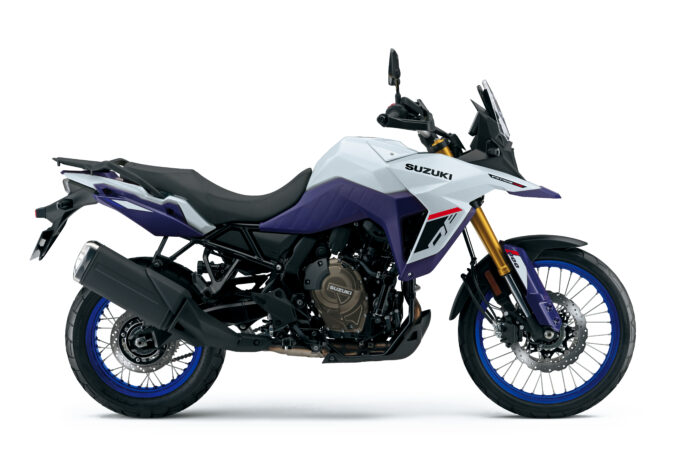 Suzuki V-Strom 800DE in new Pearl Tech White colour