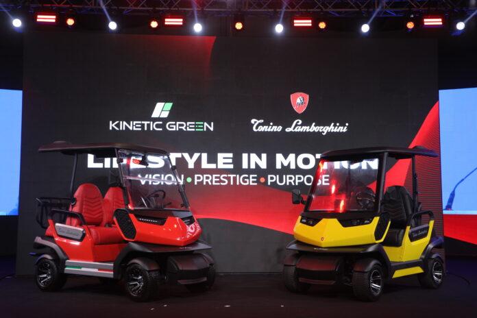 Kinetic Green and Tonino Lamborghini of Italy partner to unveil electric Luxury Golf & Lifestyle Cart range for the global markets