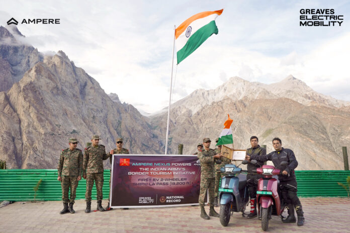 Ampere Nexus Becomes First EV to Conquer Shipki La Pass,(13,200 ft)