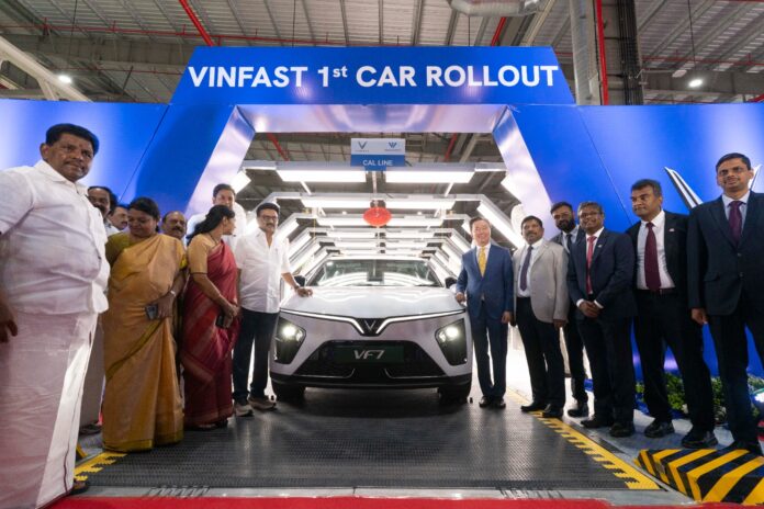 VinFast Chennai Factory and Showroom Go Live